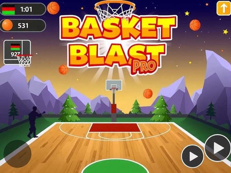 Basket Blast Pro Gameplay Screenshot